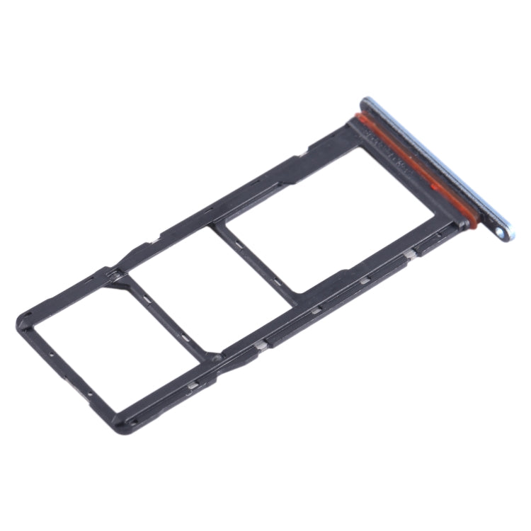 For Tecno Spark Go 2023 BF7n SIM Card Tray + SIM Card Tray + Micro SD Card Tray (Blue) - Card Tray by buy2fix | Online Shopping UK | buy2fix