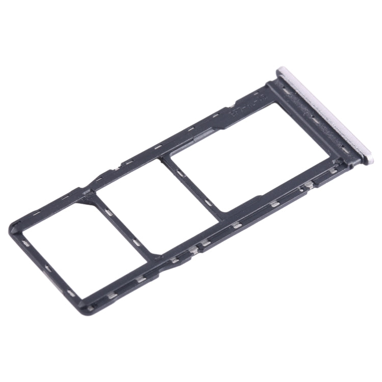 For Tecno Pop 7 Pro BF7 SIM Card Tray + SIM Card Tray + Micro SD Card Tray (Gold) - Card Tray by buy2fix | Online Shopping UK | buy2fix