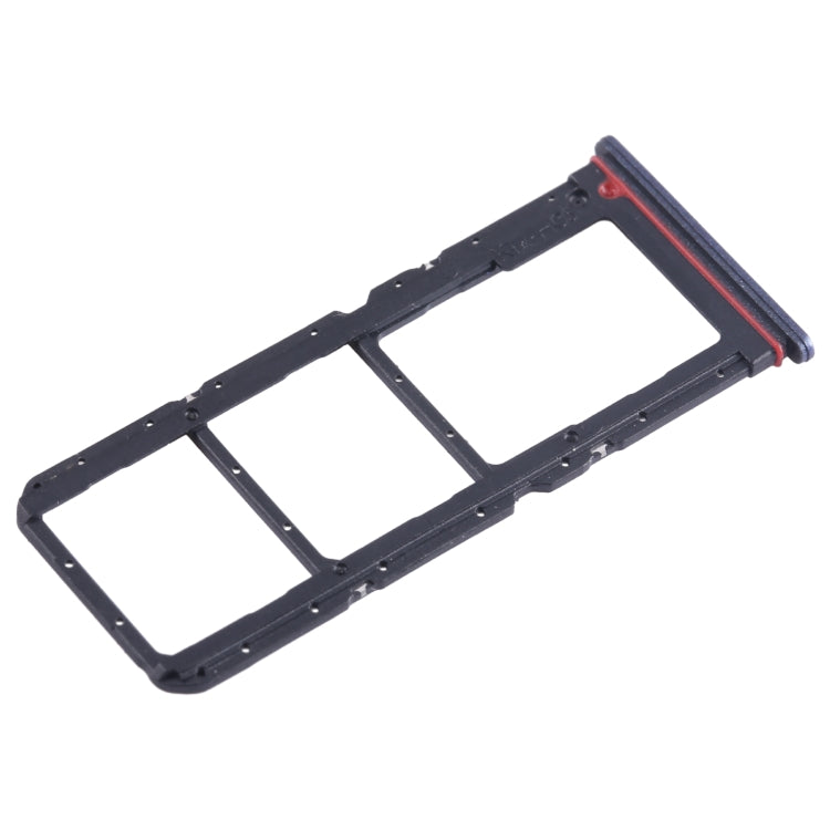 For Tecno Spark 10 Pro KI7 SIM Card Tray + SIM Card Tray + Micro SD Card Tray (Blue) - Card Tray by buy2fix | Online Shopping UK | buy2fix