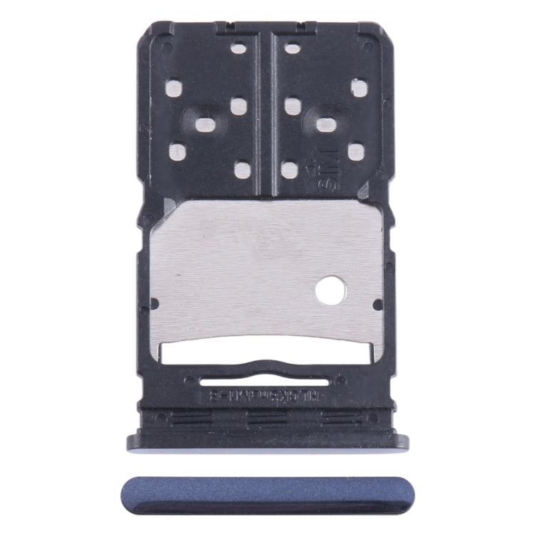 For Tecno Camon 20 SIM Card Tray + Micro SD Card Tray (Blue) - Card Tray by buy2fix | Online Shopping UK | buy2fix