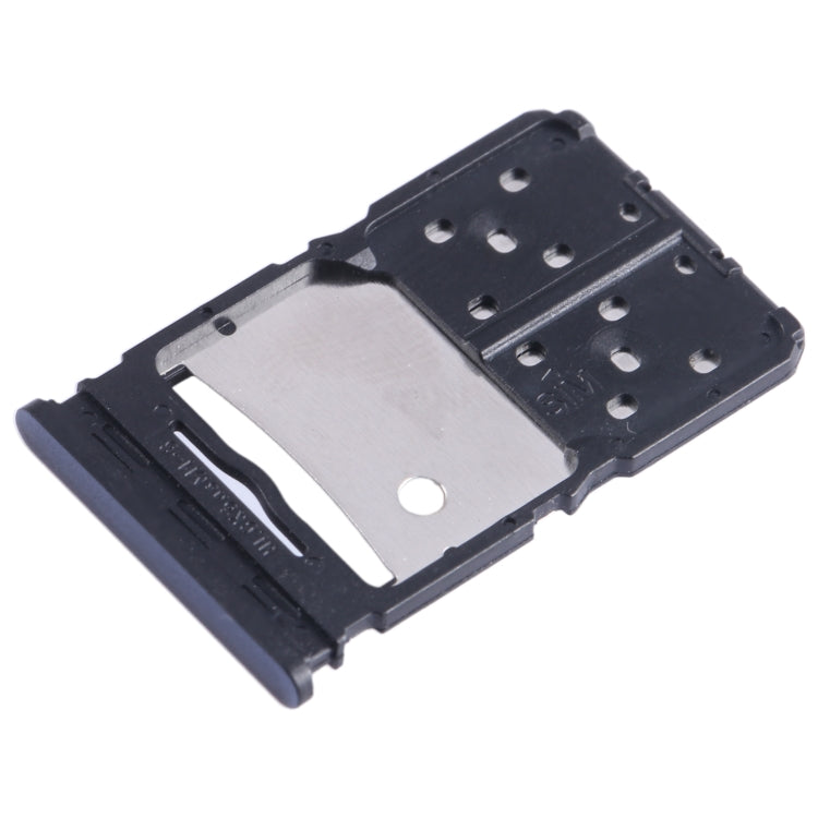 For Tecno Camon 20 SIM Card Tray + Micro SD Card Tray (Blue) - Card Tray by buy2fix | Online Shopping UK | buy2fix