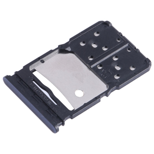 For Tecno Camon 20 SIM Card Tray + Micro SD Card Tray (Blue) by buy2fix