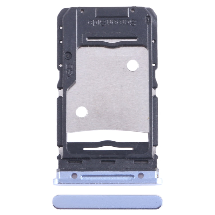 For Infinix Zero X Pro X6810 SIM Card Tray + SIM Card Tray + Micro SD Card Tray (Blue) - Card Tray by buy2fix | Online Shopping UK | buy2fix
