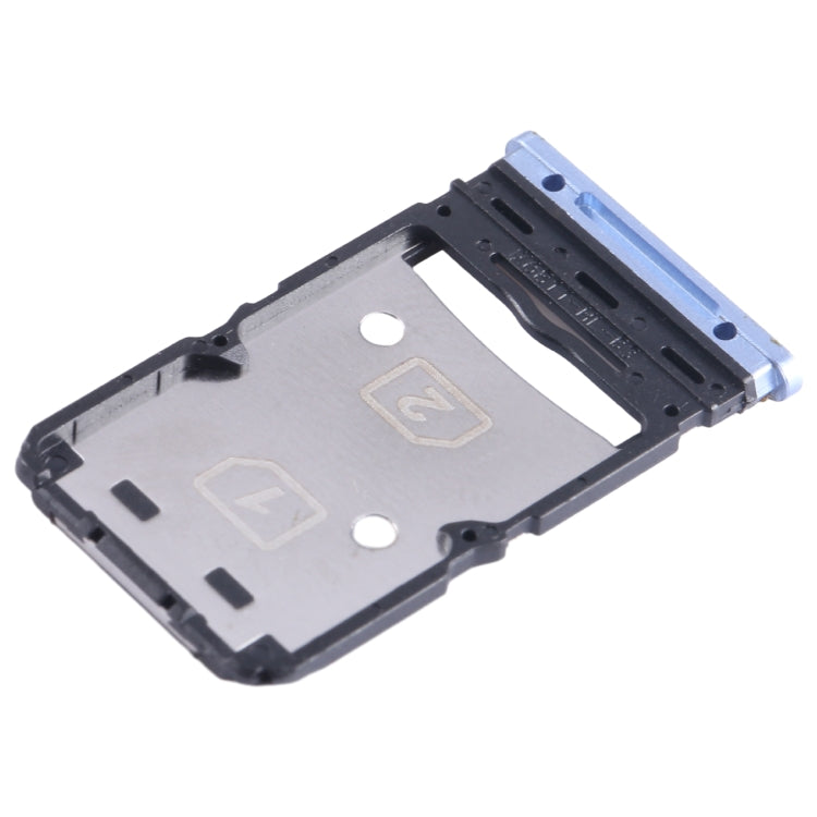 For Infinix Zero X Pro X6810 SIM Card Tray + SIM Card Tray + Micro SD Card Tray (Blue) - Card Tray by buy2fix | Online Shopping UK | buy2fix