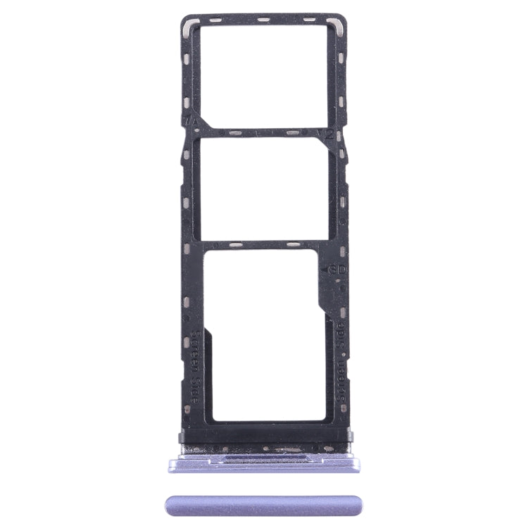 For Infinix Smart 6 X6511B SIM Card Tray + SIM Card Tray + Micro SD Card Tray (Purple) - Card Tray by buy2fix | Online Shopping UK | buy2fix