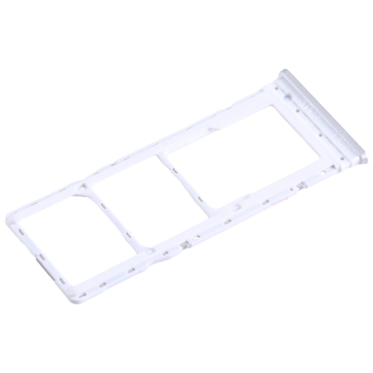 For Infinix Note 11 X663 SIM Card Tray + SIM Card Tray + Micro SD Card Tray (White) - Card Tray by buy2fix | Online Shopping UK | buy2fix