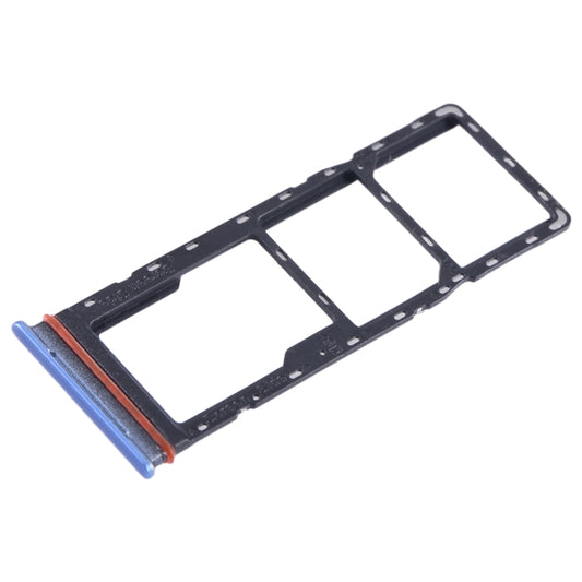 For Infinix Note 11i SIM Card Tray + SIM Card Tray + Micro SD Card Tray (Blue) - Card Tray by buy2fix | Online Shopping UK | buy2fix