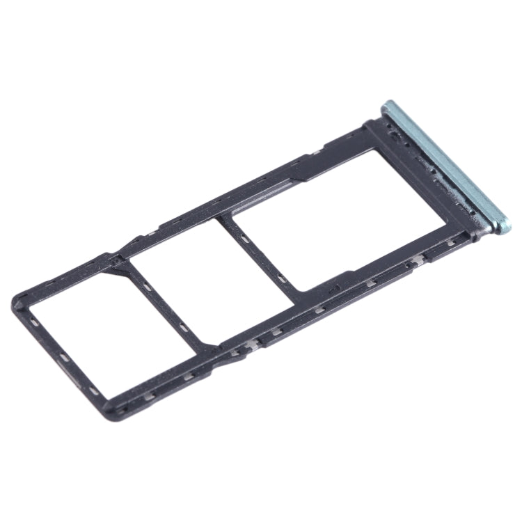 For Infinix Hot 12i X665B SIM Card Tray + SIM Card Tray + Micro SD Card Tray (Green) - Card Tray by buy2fix | Online Shopping UK | buy2fix