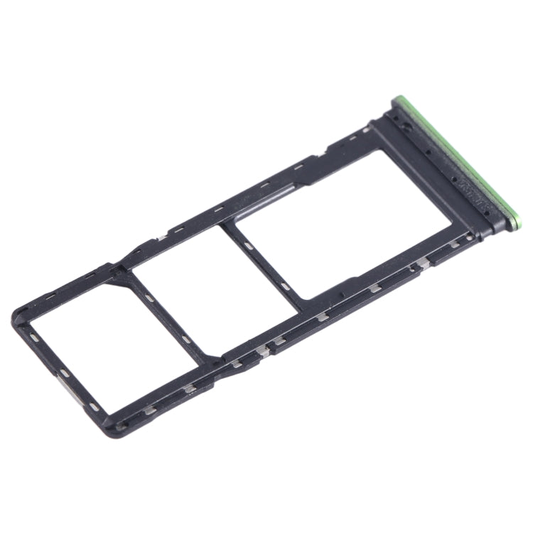 For Infinix Hot 12 Play NFC X6816C SIM Card Tray + SIM Card Tray + Micro SD Card Tray (Green) - Card Tray by buy2fix | Online Shopping UK | buy2fix