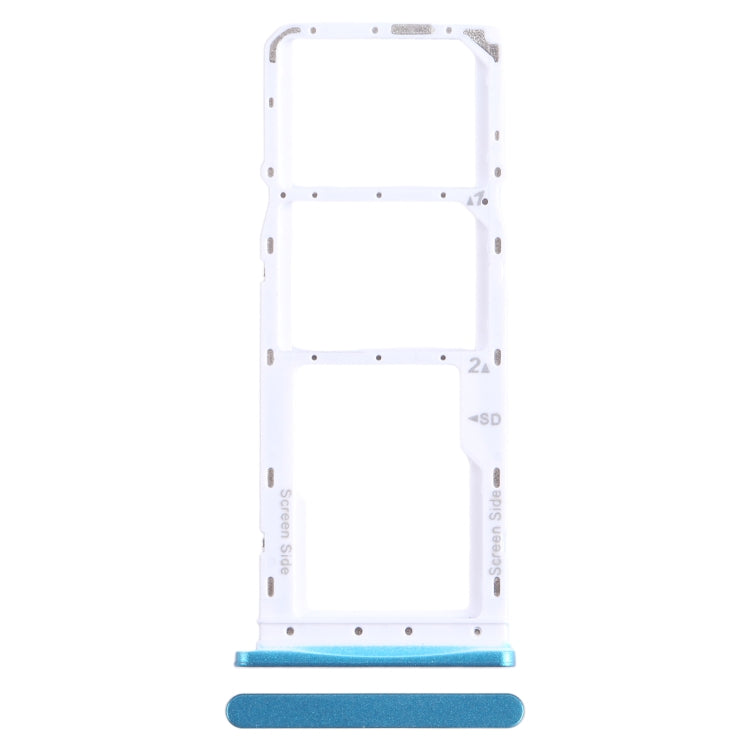 For Infinix Smart 7 India X6517 SIM Card Tray + SIM Card Tray + Micro SD Card Tray (Green) - Card Tray by buy2fix | Online Shopping UK | buy2fix