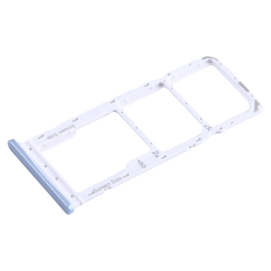 For Infinix Smart 7 India X6517 SIM Card Tray + SIM Card Tray + Micro SD Card Tray (Blue) - Card Tray by buy2fix | Online Shopping UK | buy2fix