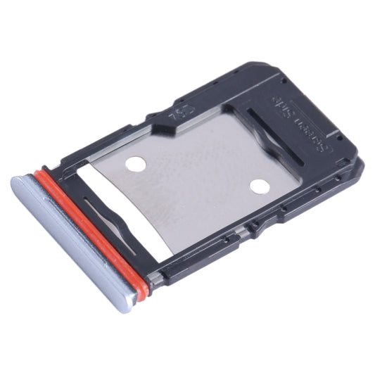 For Infinix Note 12 Pro 4G SIM Card Tray + SIM Card Tray + Micro SD Card Tray (Silver) - Card Tray by buy2fix | Online Shopping UK | buy2fix