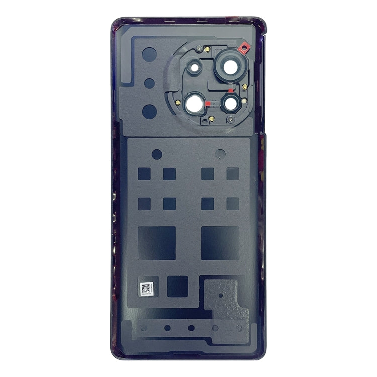 For OnePlus ACE 2 PHK110 Battery Glass Back Cover(Black) - Back Cover by buy2fix | Online Shopping UK | buy2fix