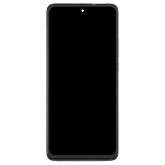 For Motorola Edge 2022 OEM LCD Screen Digitizer Full Assembly with Frame (Black) - LCD Screen by buy2fix | Online Shopping UK | buy2fix