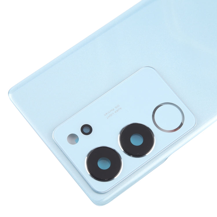For vivo V29 Original Battery Back Cover with Camera Lens Cover(Blue) - Back Cover by buy2fix | Online Shopping UK | buy2fix