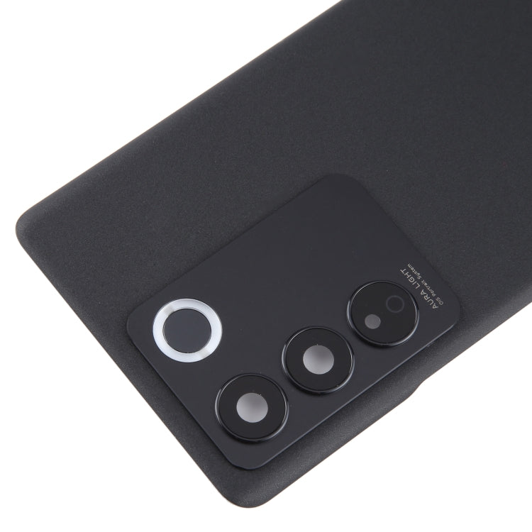 For vivo V27 Original Battery Back Cover with Camera Lens Cover(Black) - Back Cover by buy2fix | Online Shopping UK | buy2fix