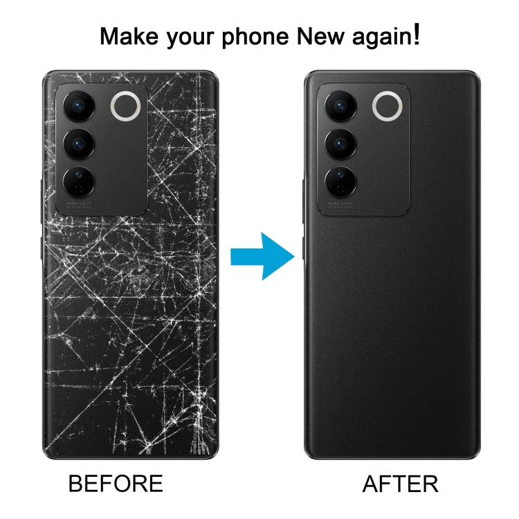 For vivo V27 Original Battery Back Cover with Camera Lens Cover(Black) - Back Cover by buy2fix | Online Shopping UK | buy2fix