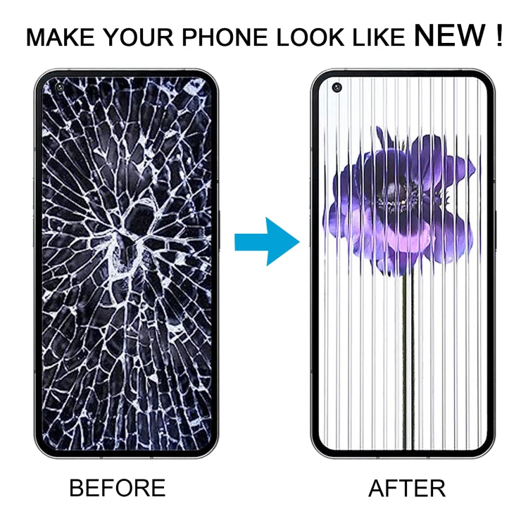For Nothing Phone1 A063 LCD Screen Digitizer Full Assembly with Frame (Silver) - For Nothing by buy2fix | Online Shopping UK | buy2fix