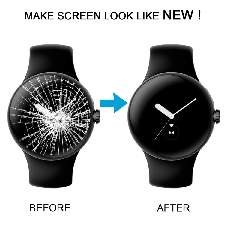 AMOLED LCD Screen With Digitizer Full Assembly For Google Pixel Watch 2022 GQF4C/GBZ4S/GWT9R 41mm - Other by buy2fix | Online Shopping UK | buy2fix