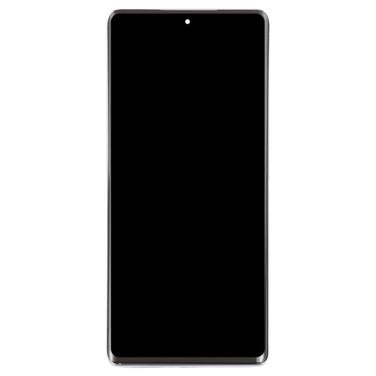 For Honor Magic5 Lite Original LCD Screen Digitizer Full Assembly with Frame (Silver) by buy2fix