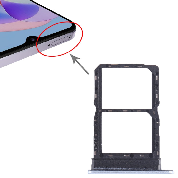For Honor Play 40 Plus SIM + SIM Card Tray (Silver) by buy2fix