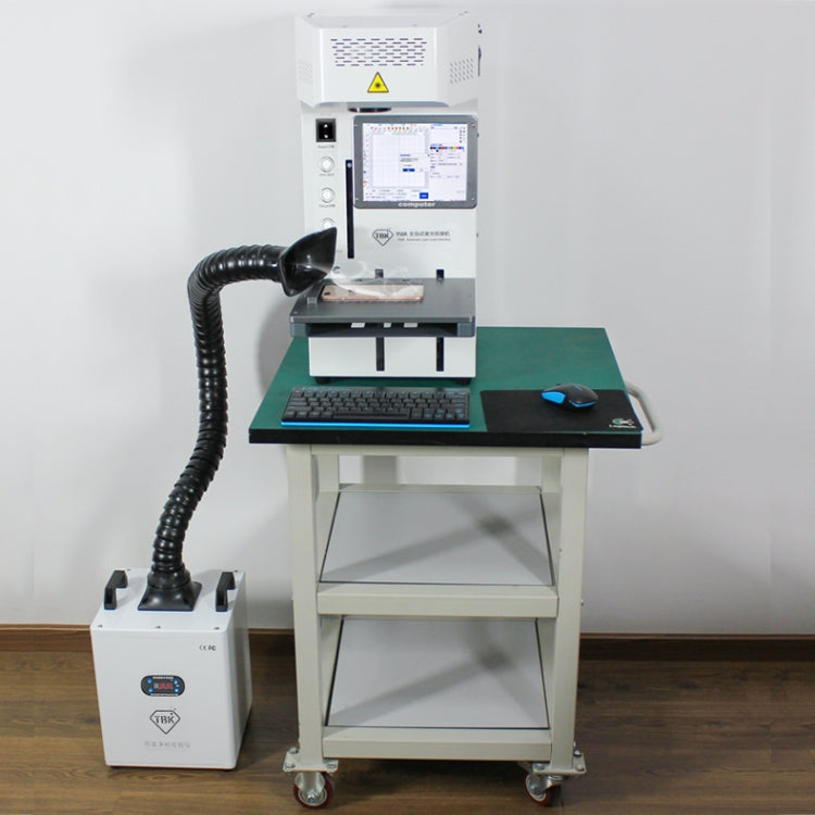 TBK618 220V Soldering Fume Extractor Industrial Soldering Iron Fume Laser Marking Fume Extractor Mobile Purifying Smoke Apparatus by TBK