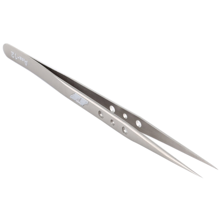 Aaa-12 Precision Repair Tweezers Long Pointed Stainless Steel - Tweezers by buy2fix | Online Shopping UK | buy2fix
