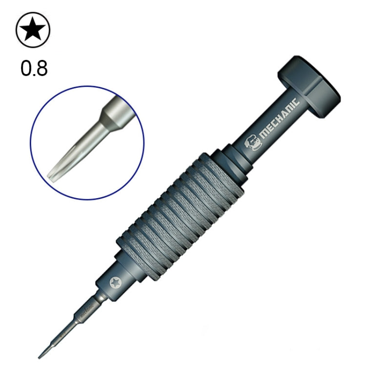 MECHANIC Mortar Mini iShell Five Star 0.8mm Phone Repair Precision Screwdriver - Screwdriver by MECHANIC | Online Shopping UK | buy2fix