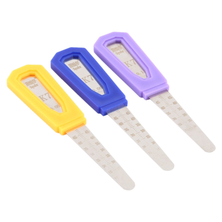 Spahr K7 0.1 / 0.08 / 0.06 mm Stainless Steel Ruler Phone Disassembly Hand Tool - Crowbar by buy2fix | Online Shopping UK | buy2fix