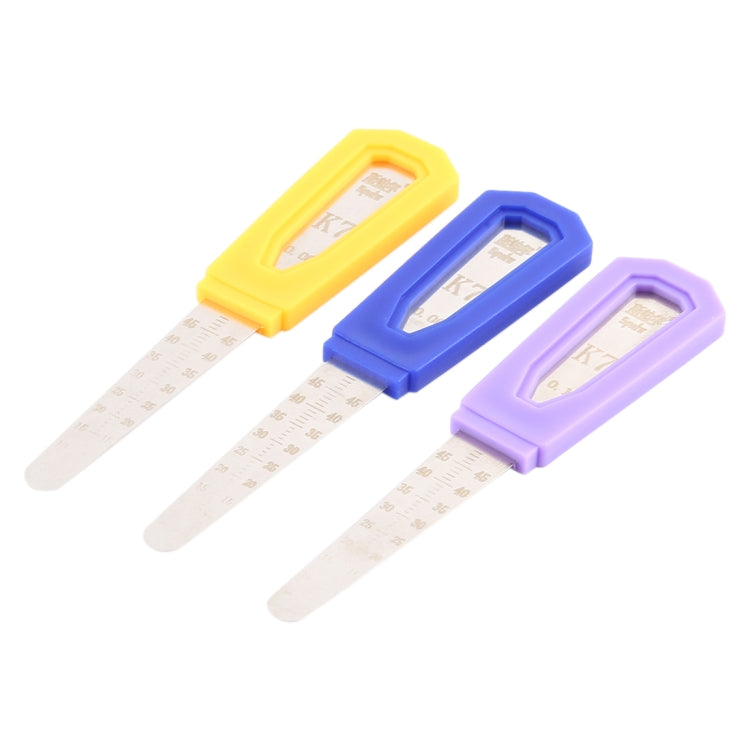 Spahr K7 0.1 / 0.08 / 0.06 mm Stainless Steel Ruler Phone Disassembly Hand Tool - Crowbar by buy2fix | Online Shopping UK | buy2fix