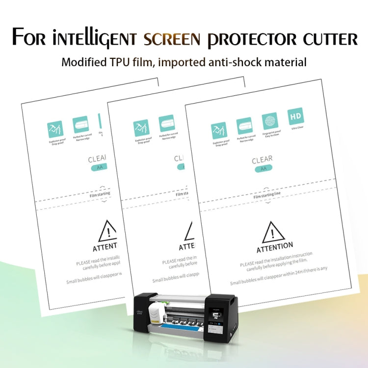 50 PCS F0005 HD TPU (Domestic) Soft Film Supplies for Protector Cutter - Phone Film Cutter by buy2fix | Online Shopping UK | buy2fix
