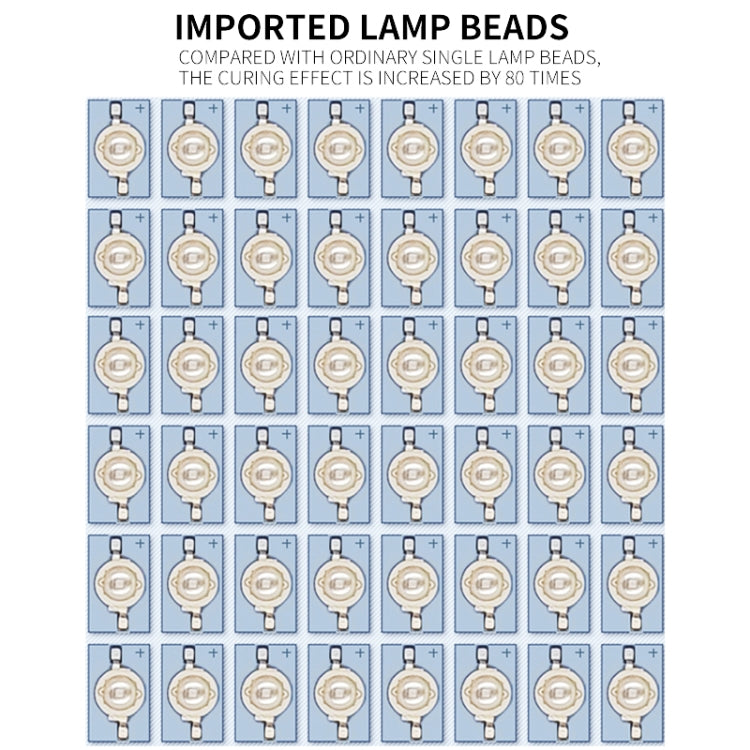 TBK 605 100W Mini UV Curing Lamp Box 48 LEDs Curved Surface Screen UV Curing Box, AU Plug by TBK