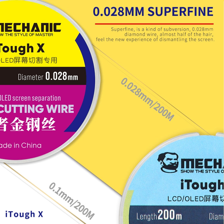 MECHANIC iTough X 200M 0.03MM LCD OLED Screen Cutting Wire - Welding Wire by MECHANIC | Online Shopping UK | buy2fix