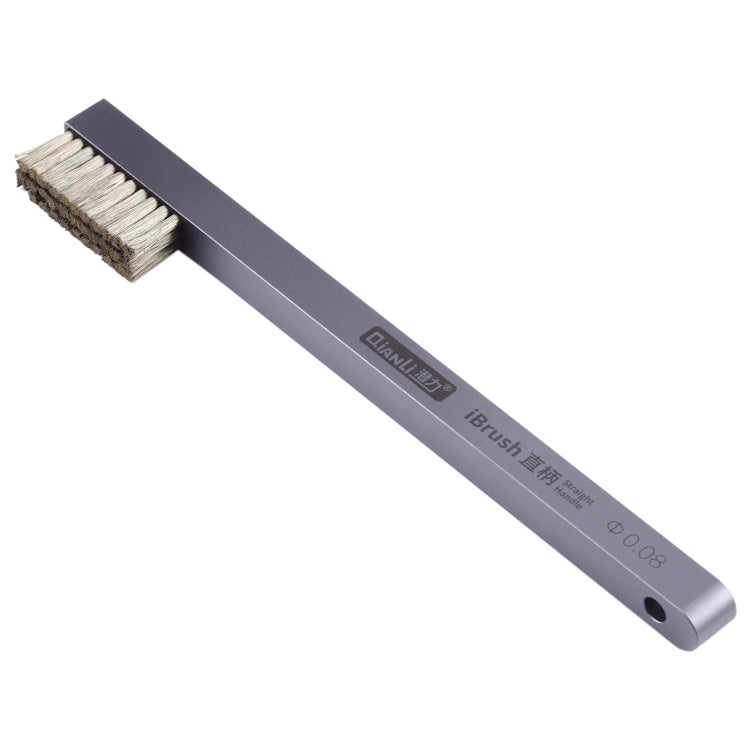 Qianli iBrush Straight Handle Aluminum Alloy Steel Brush - Dust Remove Tool by QIANLI | Online Shopping UK | buy2fix