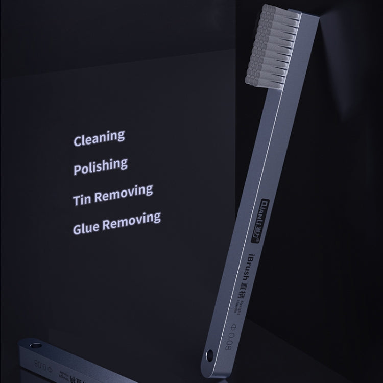 Qianli iBrush Straight Handle Aluminum Alloy Steel Brush - Dust Remove Tool by QIANLI | Online Shopping UK | buy2fix