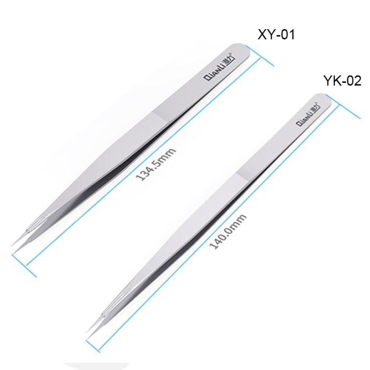Qianli iNeezy YK-02 Stainless Steel Extra-sharp Thickened Tweezers Pointed Tweezers - Tweezers by QIANLI | Online Shopping UK | buy2fix