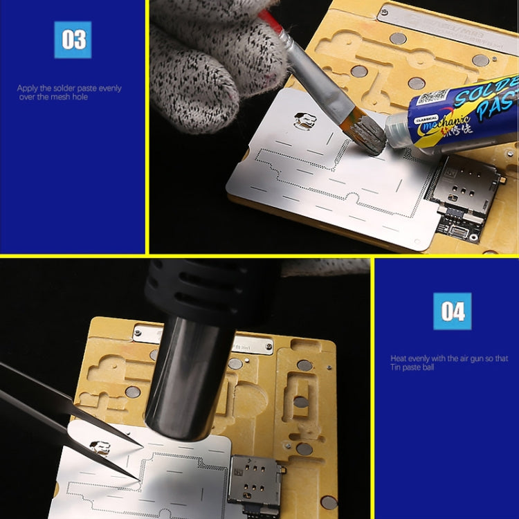 MECHANIC MR3 3 in 1 Mid-Layer Planting Tin Platform for iPhone X/XS/XS Max by MECHANIC