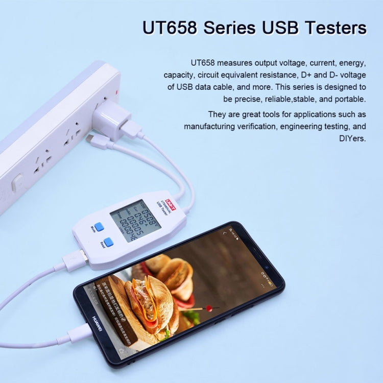 UNI-T USB Voltmeter Ammeter Tester UT658DUAL by buy2fix