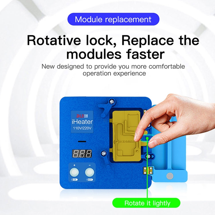 AIXUN iHeater Double Layers Board Pre-heating Soldering Rework Station for iPhone X-12, US Plug - Repair Platform by buy2fix | Online Shopping UK | buy2fix