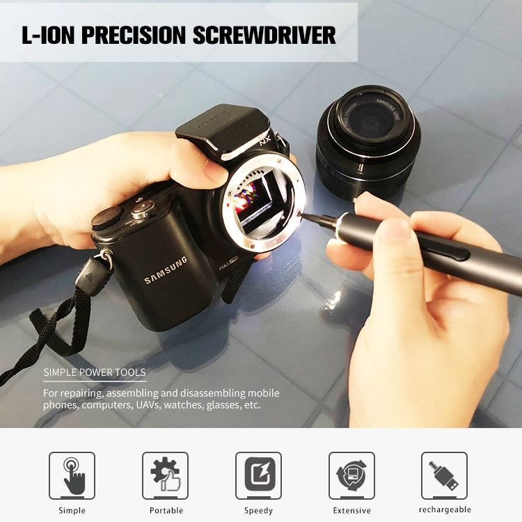 22 in 1 CreationSpace CS02 Cordless Electric Power Screwdriver - Screwdriver Set by CREATIONSPACE | Online Shopping UK | buy2fix