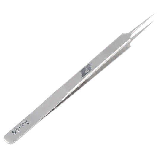 Aaa-14 Stainless Steel Ultra Fine High Hardness Tenacity Durable Tweezers by buy2fix