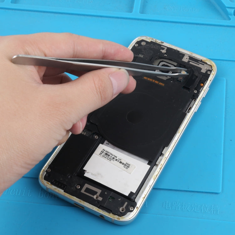 Aaa-16 Stainless Steel Ultra Fine High Hardness Tenacity Durable Tweezers by buy2fix