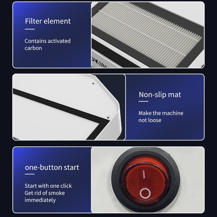 TBK-658 Portable Smoking instrument Welding Smoking Mist Purifier by TBK