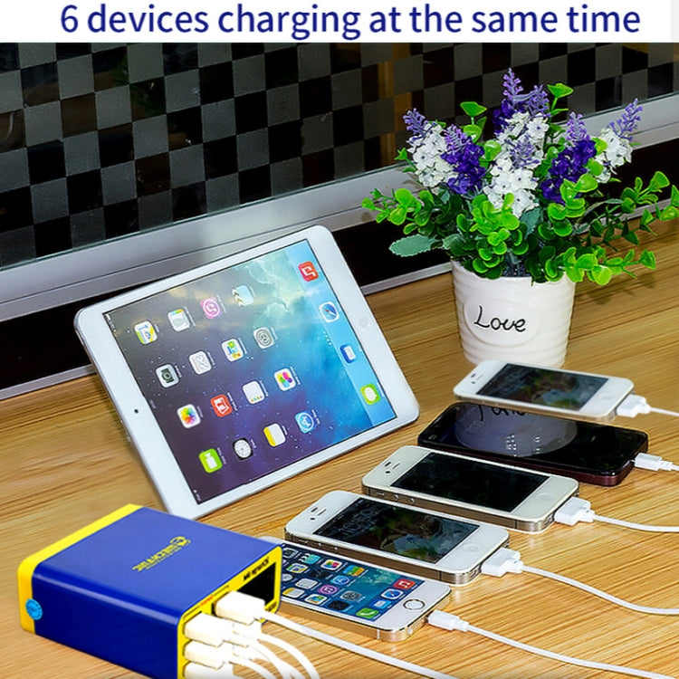 Mechanic icharge 6M QC 3.0 USB Smart Charger Support Fastcharging With LCD, EU Plug by MECHANIC