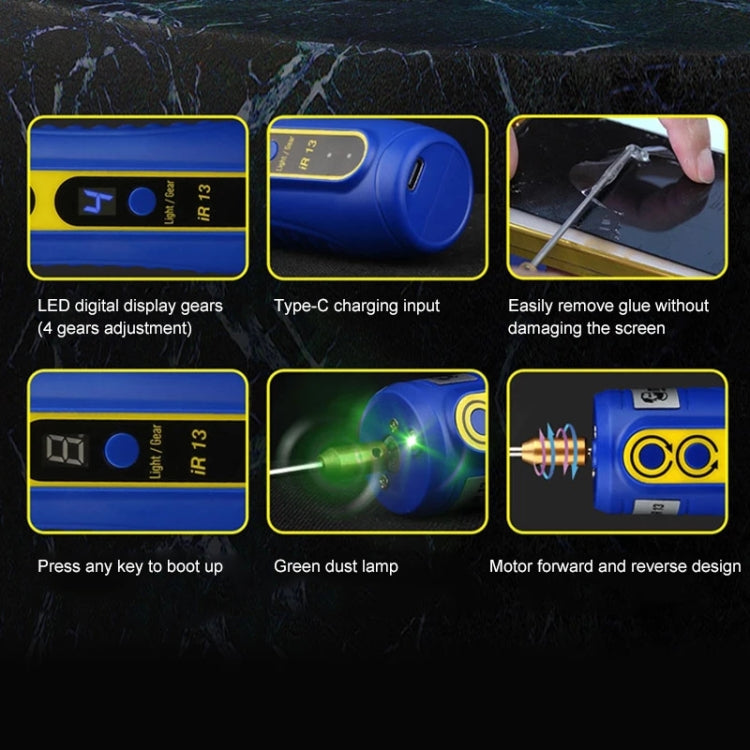 MECHANIC iR13 Rechargeable OCA Glue Adjustable Speed Remove Tool by MECHANIC