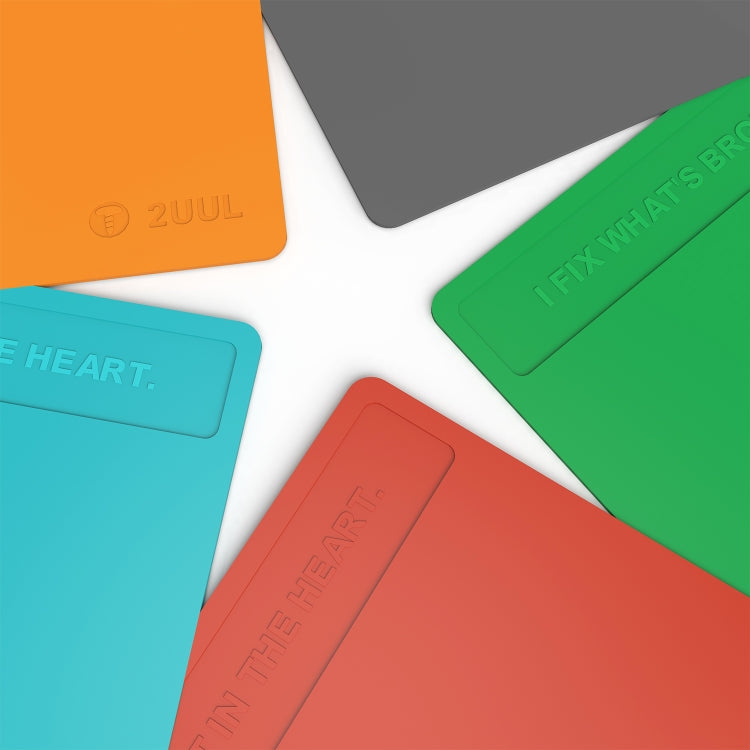 2UUL Heat Resisting Silicone Pad, Size: 40 x 28cm (Orange) - Working Mat by 2UUL | Online Shopping UK | buy2fix