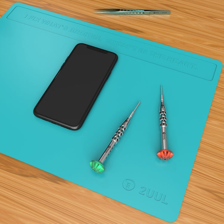 2UUL Heat Resisting Silicone Pad, Size: 40 x 28cm (Grey) by 2UUL