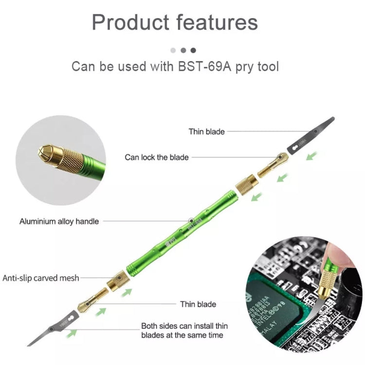 BEST BST-69A+ CPU Chip Remove Glue Tools DIY Carving Knife - Tool Kits by BEST | Online Shopping UK | buy2fix
