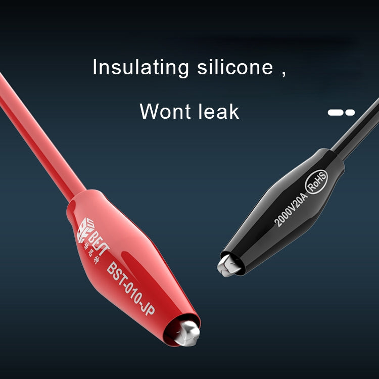 BEST BST-010-JP 2000V 20A Superconducting Alligator Clip Test Lead - Digital Multimeter by BEST | Online Shopping UK | buy2fix