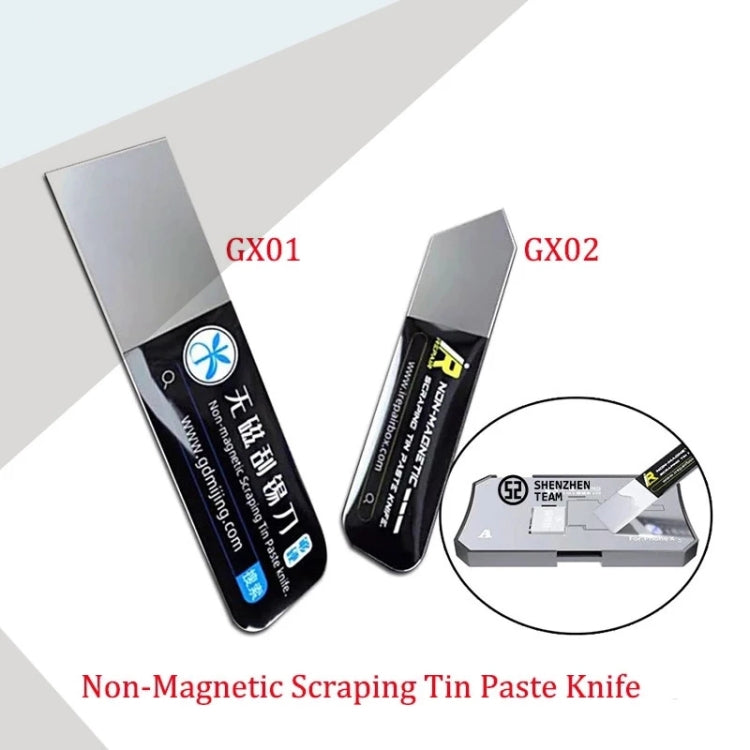 Mijing 2 in 1 Non Magnetic Svraping Tin Knife - Tool Kits by MIJING | Online Shopping UK | buy2fix